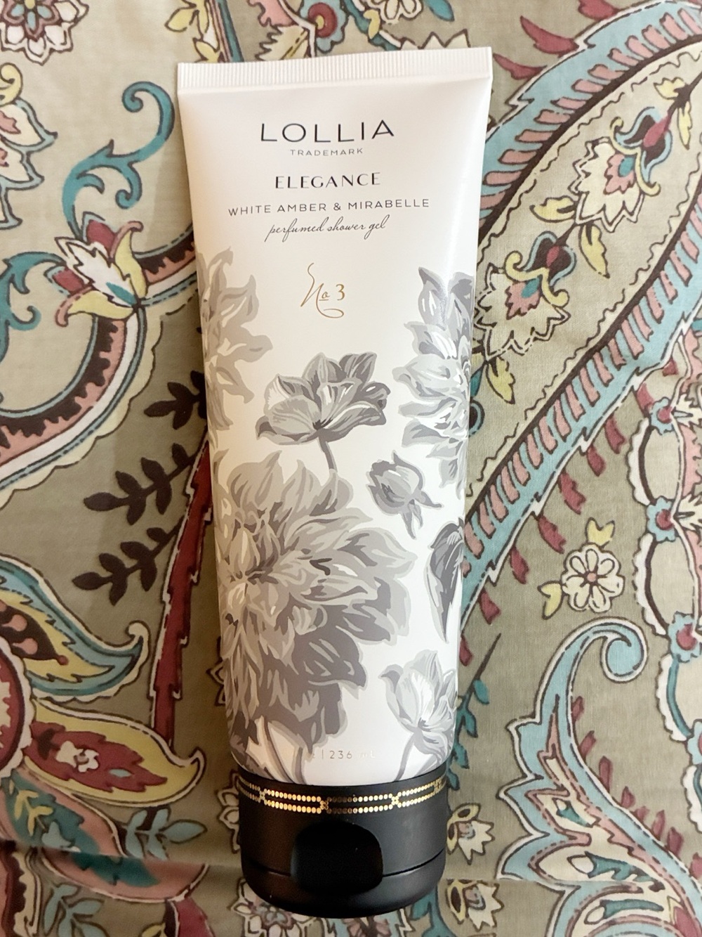 Lollia Elegance White Amber & Mirabelle Shower Gel